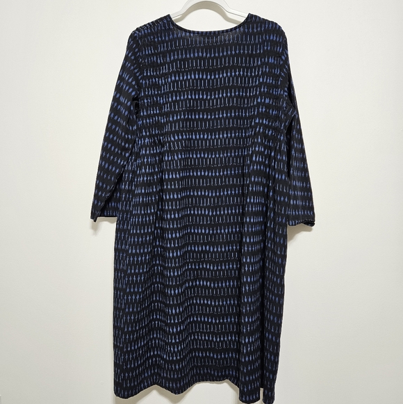 Marketplace Women Handwork India 100% Cotton Midi Dress Embroidered Boho Black M - Picture 6 of 13